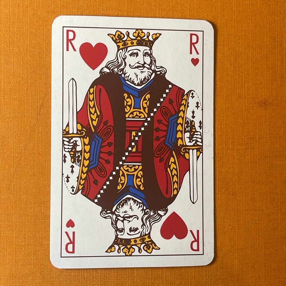 Rare Louis Vitton Collectible Playing Card W/ Card Protector and Box